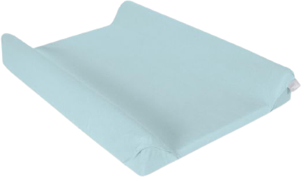 Ceba Baby CEBA Poťah na prebaľovaciu podložku 50x70-80cm Light Grey Melange+Turquoise 2 ks