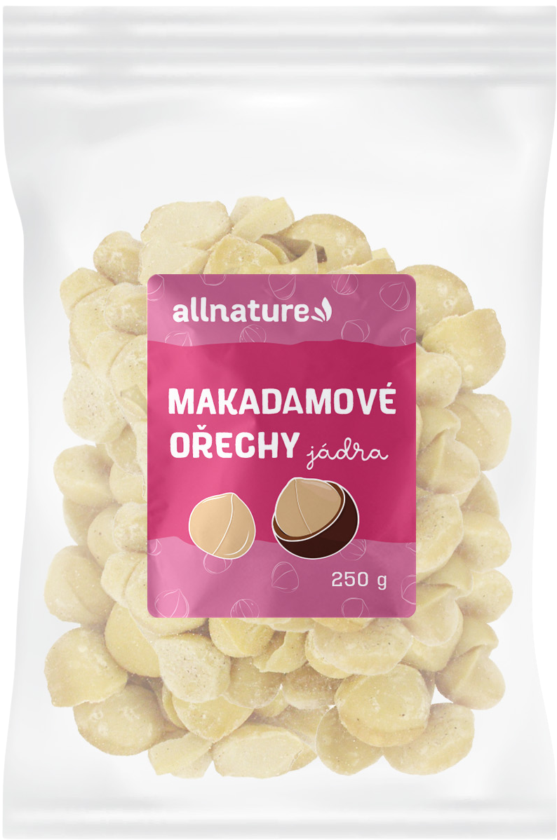 Allnature Makadamové orechy 250 g