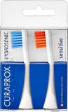 Curaprox Náhradná hlavica hydrosonickej kefky sensitive modrá/oranžová 2 ks