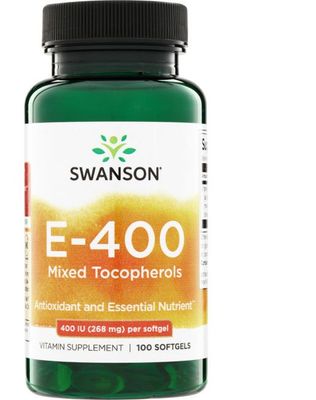 Swanson Vitamín E 400 IU 100 kapsúl