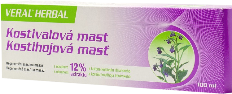 Herbacos VERAL HERBAL Kostihojová masť 100 ml