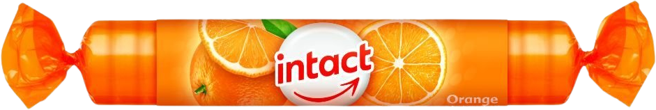 Intact hroznový cukor s vitamínom C pomaranč 40 g