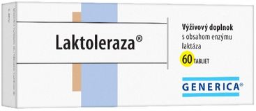 Generica Laktoleraza s obsahom enzýmu, 60 tablet