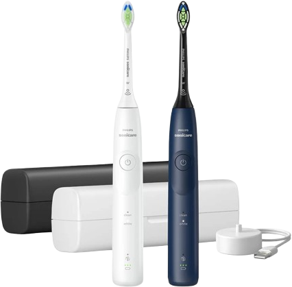 Philips Sonicare Zubné elektrické kefky 5500 biely a čierny