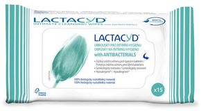 Lactacyd Obrúsky antibakteriálne 15 ks
