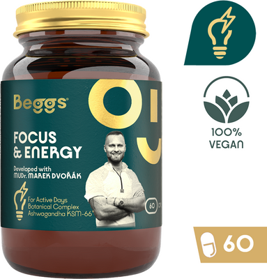 Beggs Focus and Energy developed with Marek Dvořák 60 kapsúl