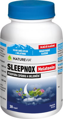 NatureVia Sleepnox Melatonin 30 kapsúl