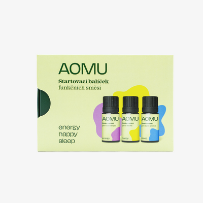 AOMU Štartovacia sada funkčných zmesí Happy, Sleep, Energy