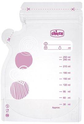 Chicco Vrecká na materské mlieko 250 ml, 30 ks