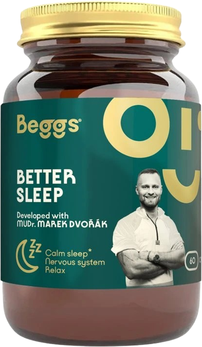 Beggs Developed with MUDr. Marek Dvořák - Better Sleep 60 kapsúl + Focus and Energy 60 kapsúl