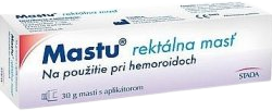 Mastu rektálna masť s aplikátorom, 30 g