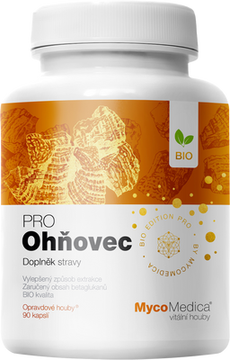 MycoMedica Bio Ohňovec Pro, 90 kapsúl