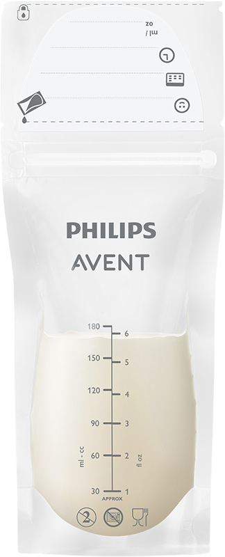 Philips Avent Vrecká na materské mlieko 180 ml, 25 ks