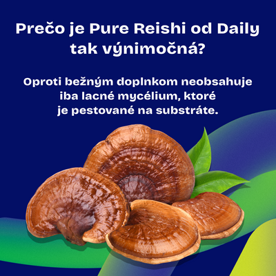 Daily Pure Reishi 90 kapslí
