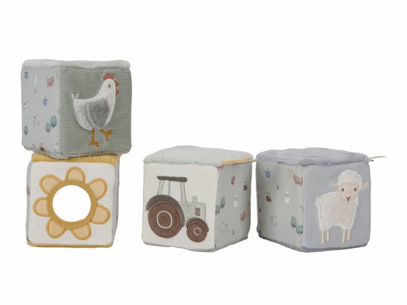 Little Dutch Súprava plyšových kociek Farma