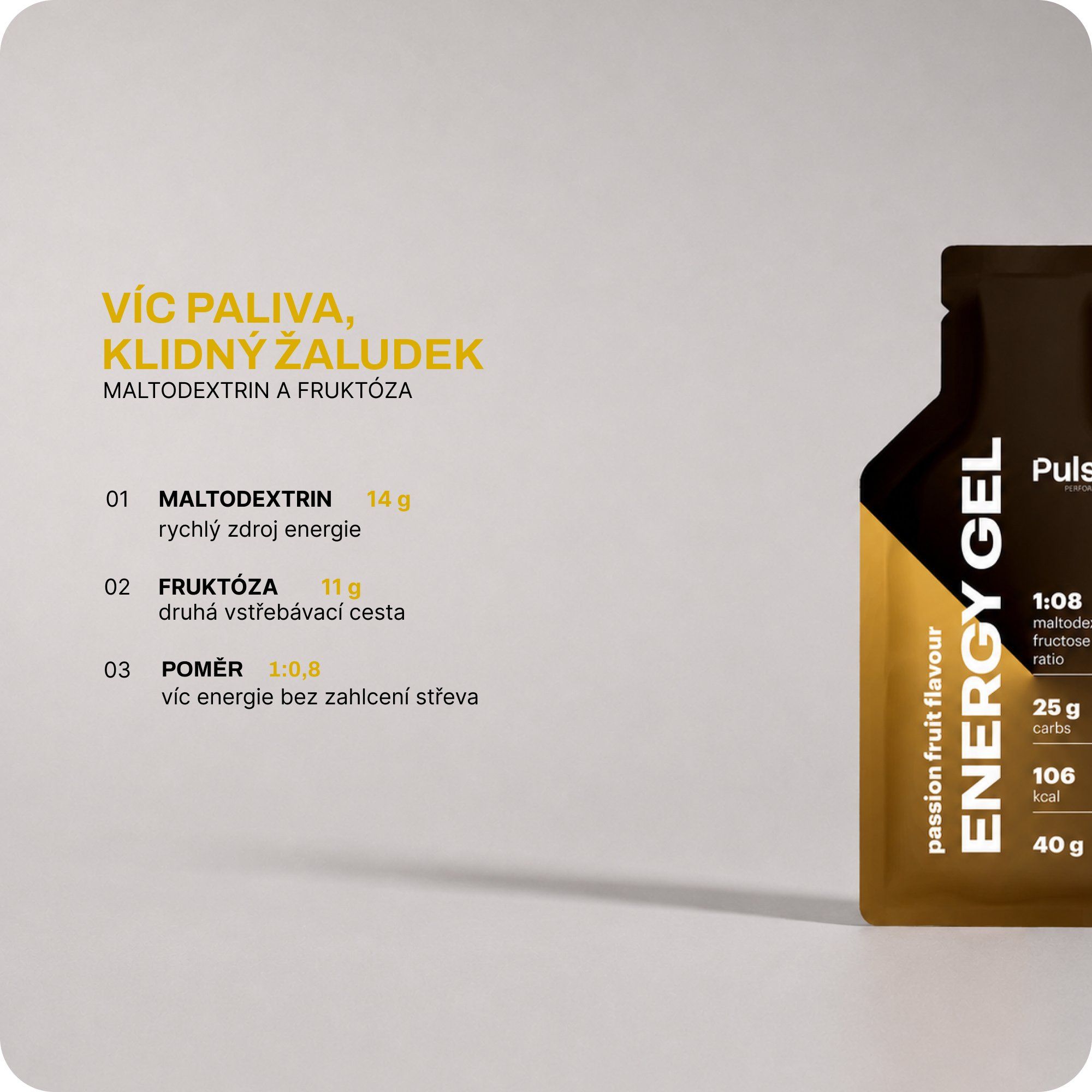 Pulse Performance Energy Gel Passion Fruit 40 g