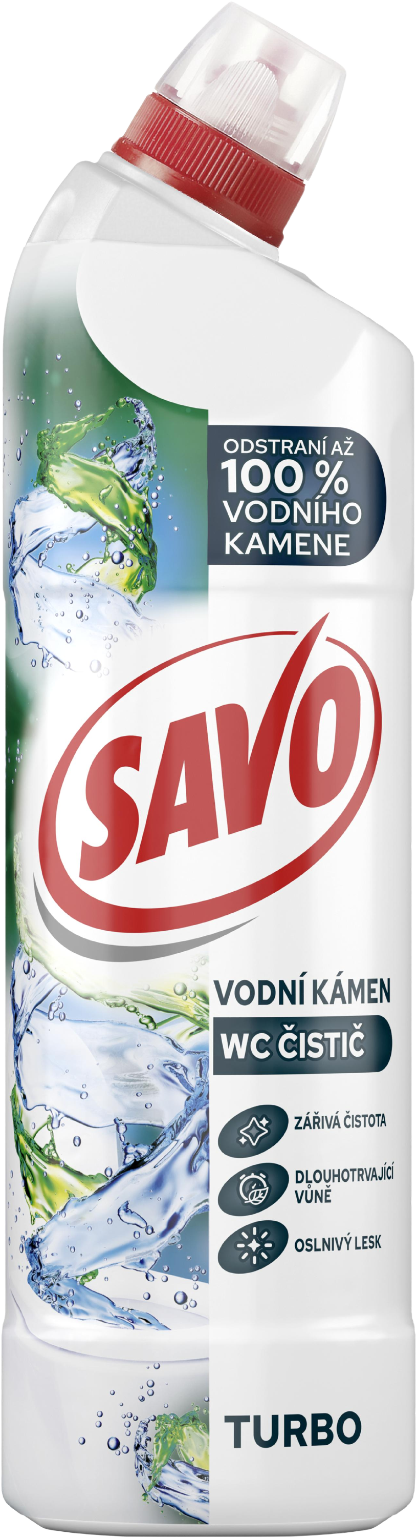 Savo Turbo WC gel na vodný kameň 700 ml