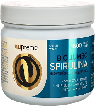 Nupreme BIO Spirulina Jumbo 1500 tabliet