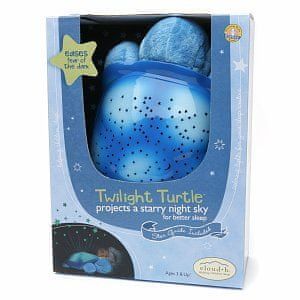 Cloud b ®Twilight Turtle™- Nočná lampa, modrá - Korytnačka
