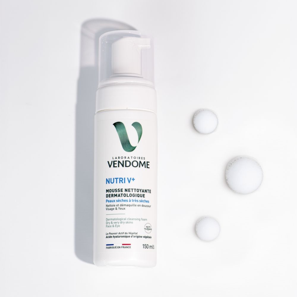 Vendome NUTRI V+ Dermatologická čistiaca pena 150 ml