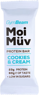GymBeam Proteínová tyčinka MoiMüv cookies cream 60 g