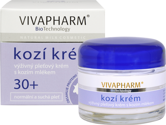 VivaPharm Kozí výživný pleťový krém 50 ml