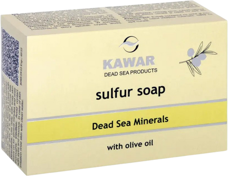 Kawar Sírové mydlo s minerálmi z Mŕtveho mora 120 g