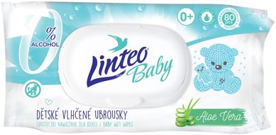 Linteo Vlhčené obrúsky Baby Pure and fresh 80 ks