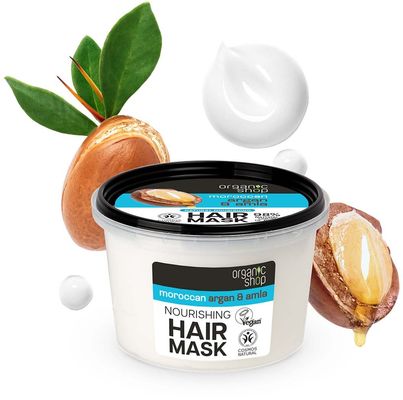 Natura Siberica Výživná maska na vlasy Marocký arganový olej a amla 250 ml