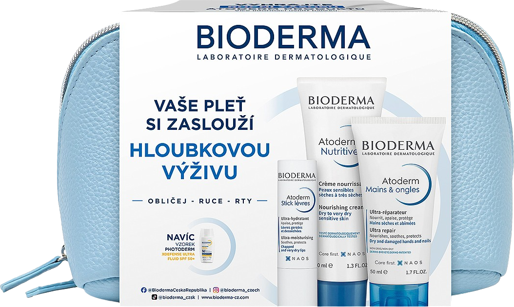 Bioderma Atoderm darčekový balíček pre suchú pokožku