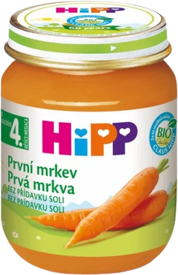 HiPP Príkrm Prvá mrkva zeleninový 125 g