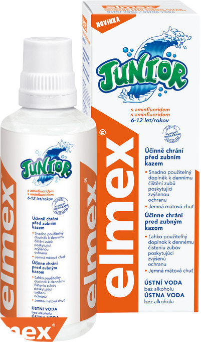 Elmex JUNIOR Ústna voda 400 ml