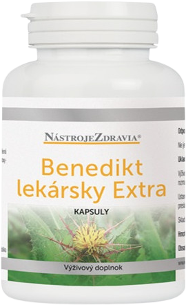 Nástroje Zdravia Benedikt lekársky Extra, 1 x 75 kapsúl