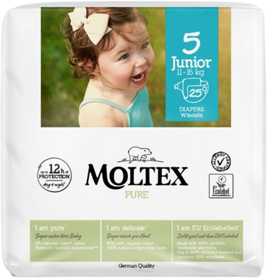 Moltex Plienky Pure Junior 11-16 kg 25 ks
