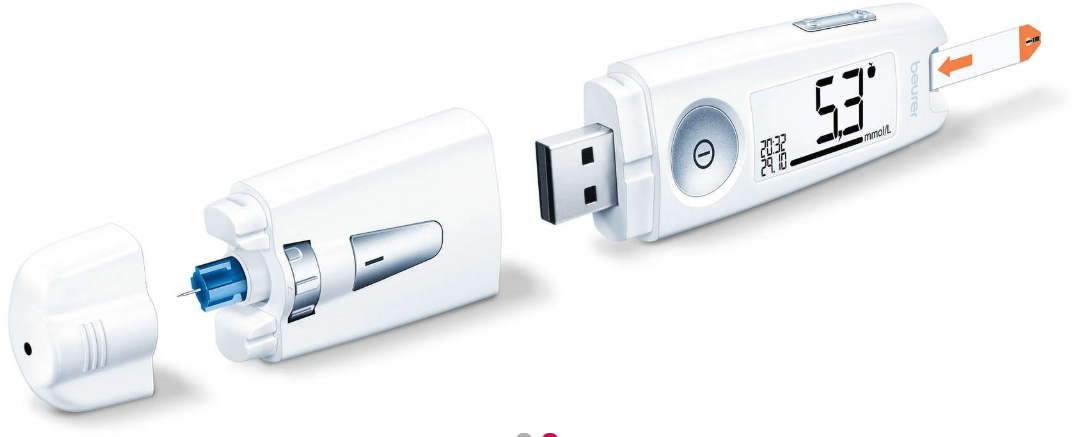 Beurer GL 50 glukometr biely