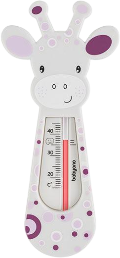BabyOno Teplomer do vody šedý