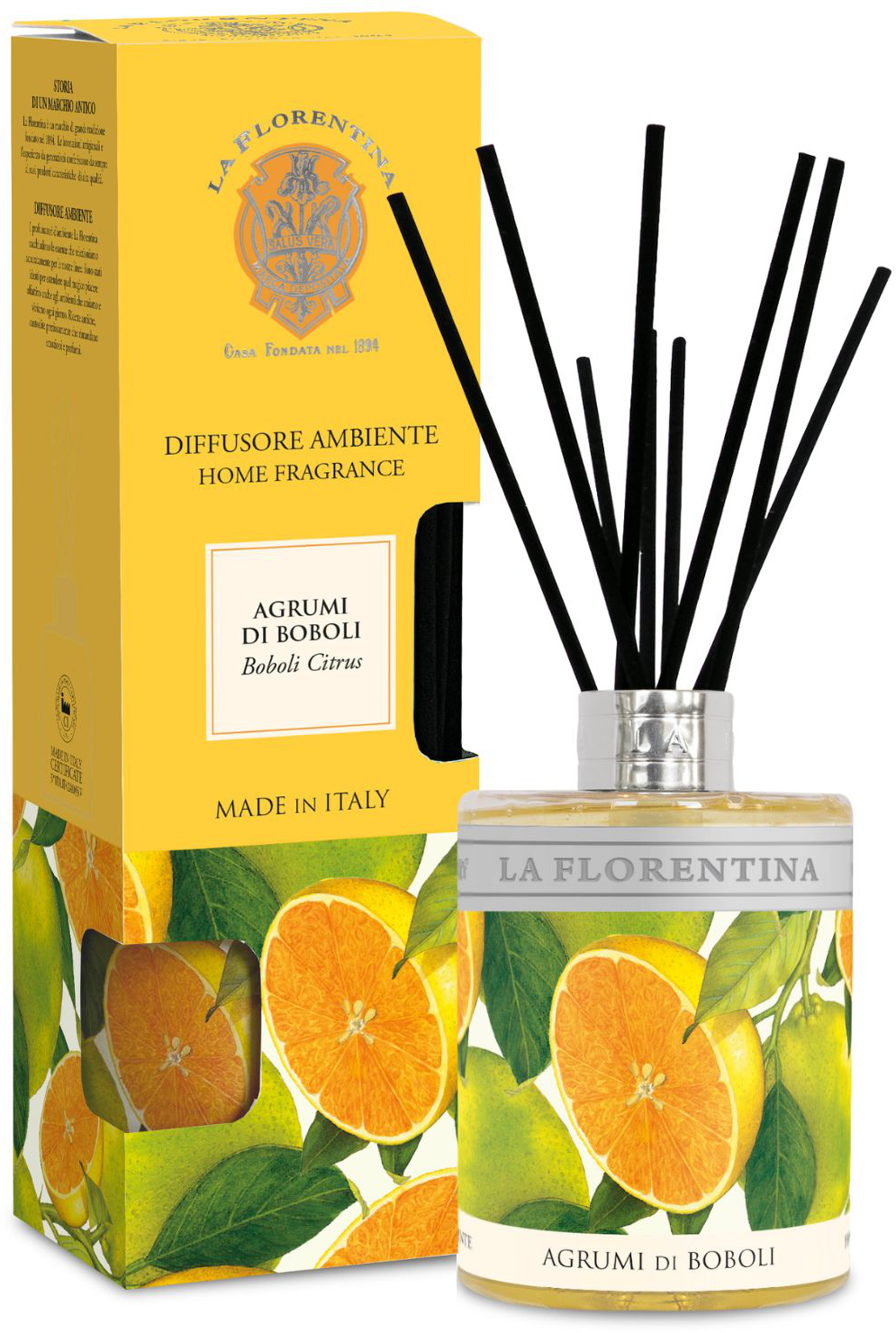 La Florentina Izbový difuzér Agrumi di Boboli 500 ml