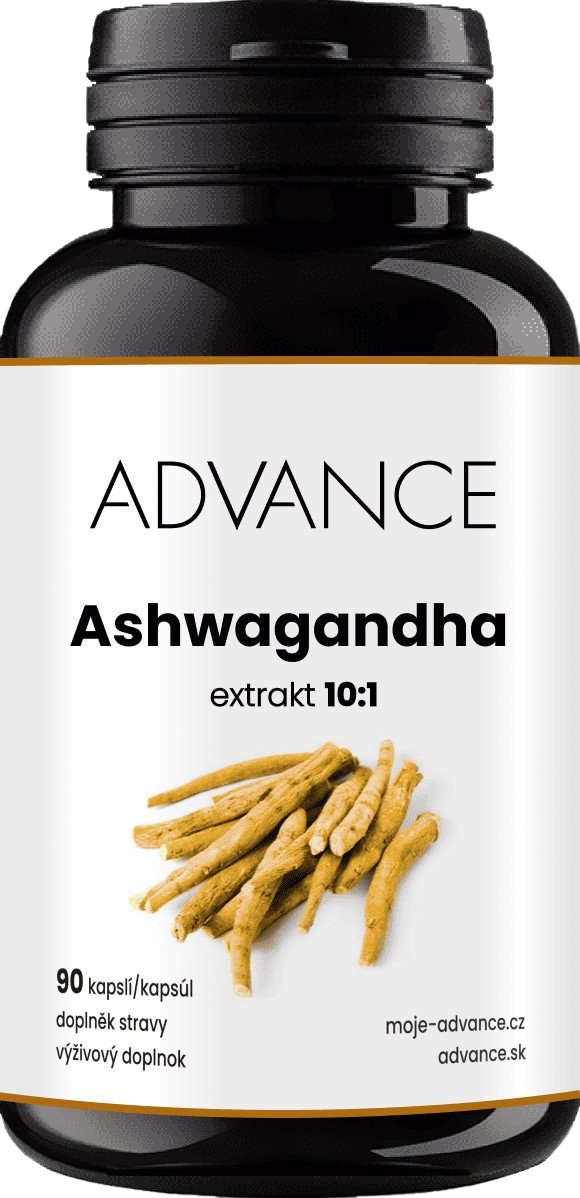 ADVANCE Ashwagandha - extrakt 10:1, 90 kapsúl