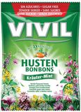 Vivil Bonbons husten drops s mentolovo-bylinkovou príchuťou s 23 bylinami bez cukru