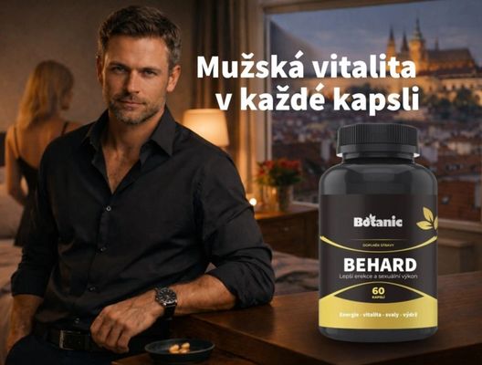 Botanic BeHard - Lepšia erekcia a sexuálny výkon 60 kapsúl