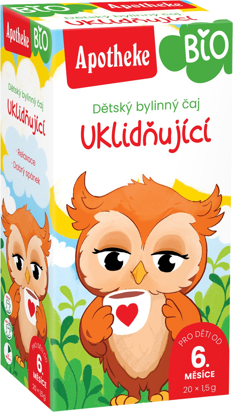 Apotheke Bio detský bylinný čaj ukľudňujúci 20 x 1.5 g