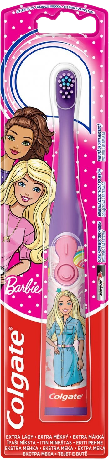 Colgate Kids Barbie Sonická batériová zubná kefka