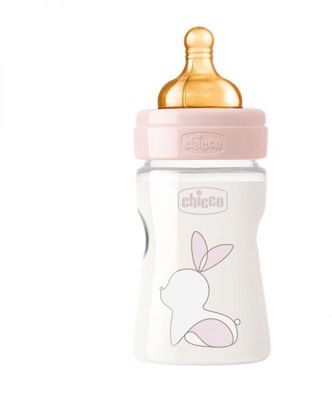 Chicco Fľaša dojčenská Original Touch latex - dievča 150 ml