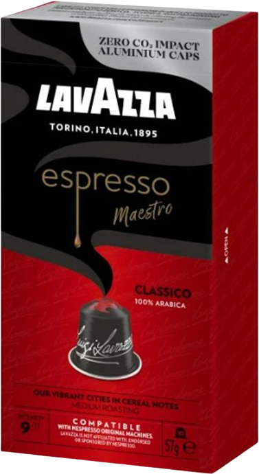 Lavazza Kapsle Nespresso, espresso Maestro classico 10 ks