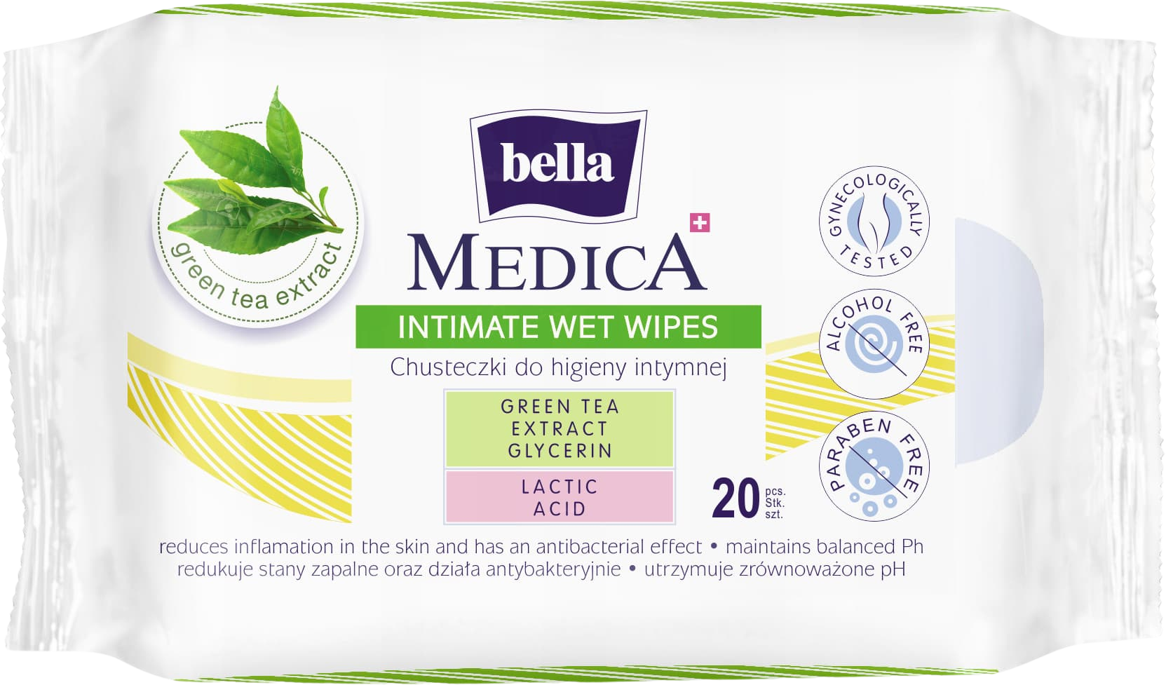 Bella Medica Intímne vlhčené obrúsky 20 ks