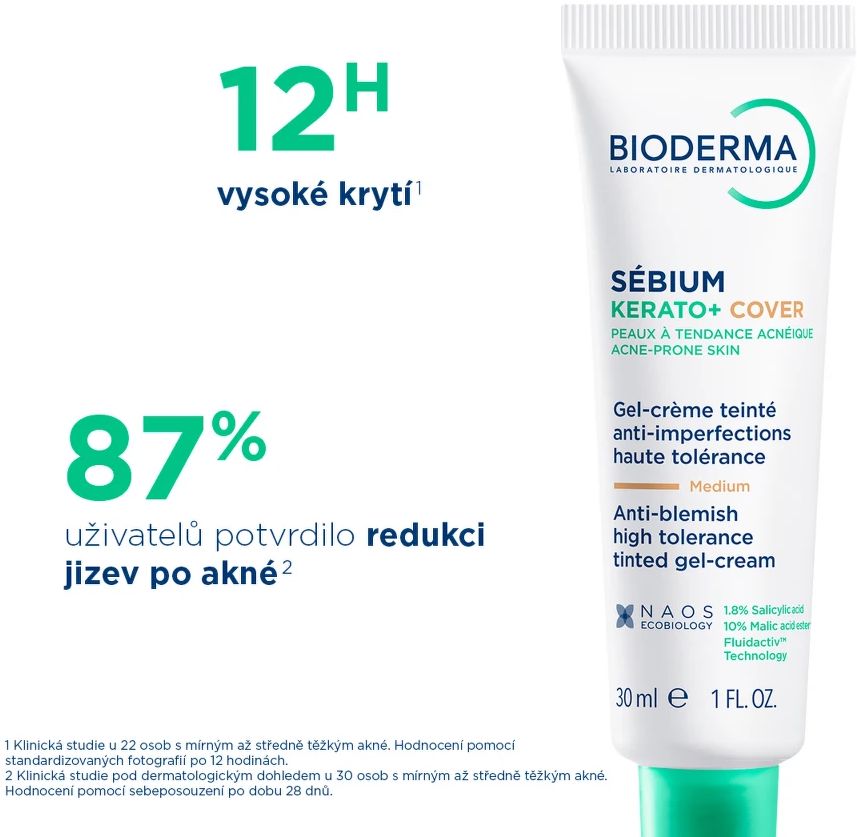 Bioderma Sébium Kerato + Cover 30 ml
