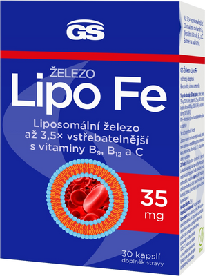 GS Železo Lipo Fe 30 kapsúl