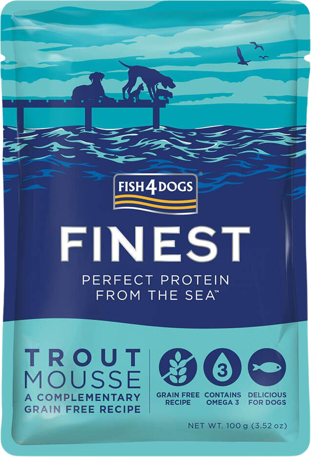 Fish4Dogs Lahodná kapsička pre psov 99% pstruh 100 g