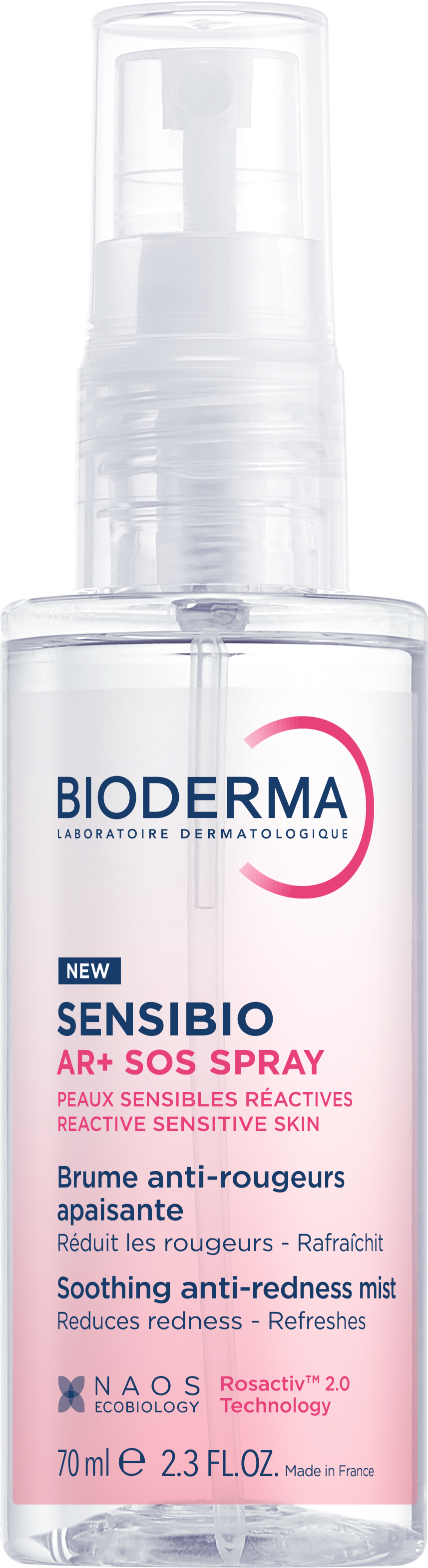 Bioderma Sensibio AR+ SOS sprej pre rýchlu úľavu pleti so sklonom k začervenaniu a rosaceou 70 ml