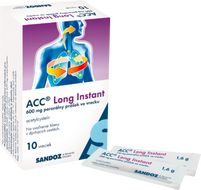 ACC Long Instant 600 mg prášok vo vrecku 10 ks